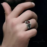 انگشتر نقره مردانه srm-03