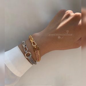 دستبند استیل زنانه مدل کارتیر