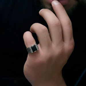 انگشتر نقره مردانه srm-12