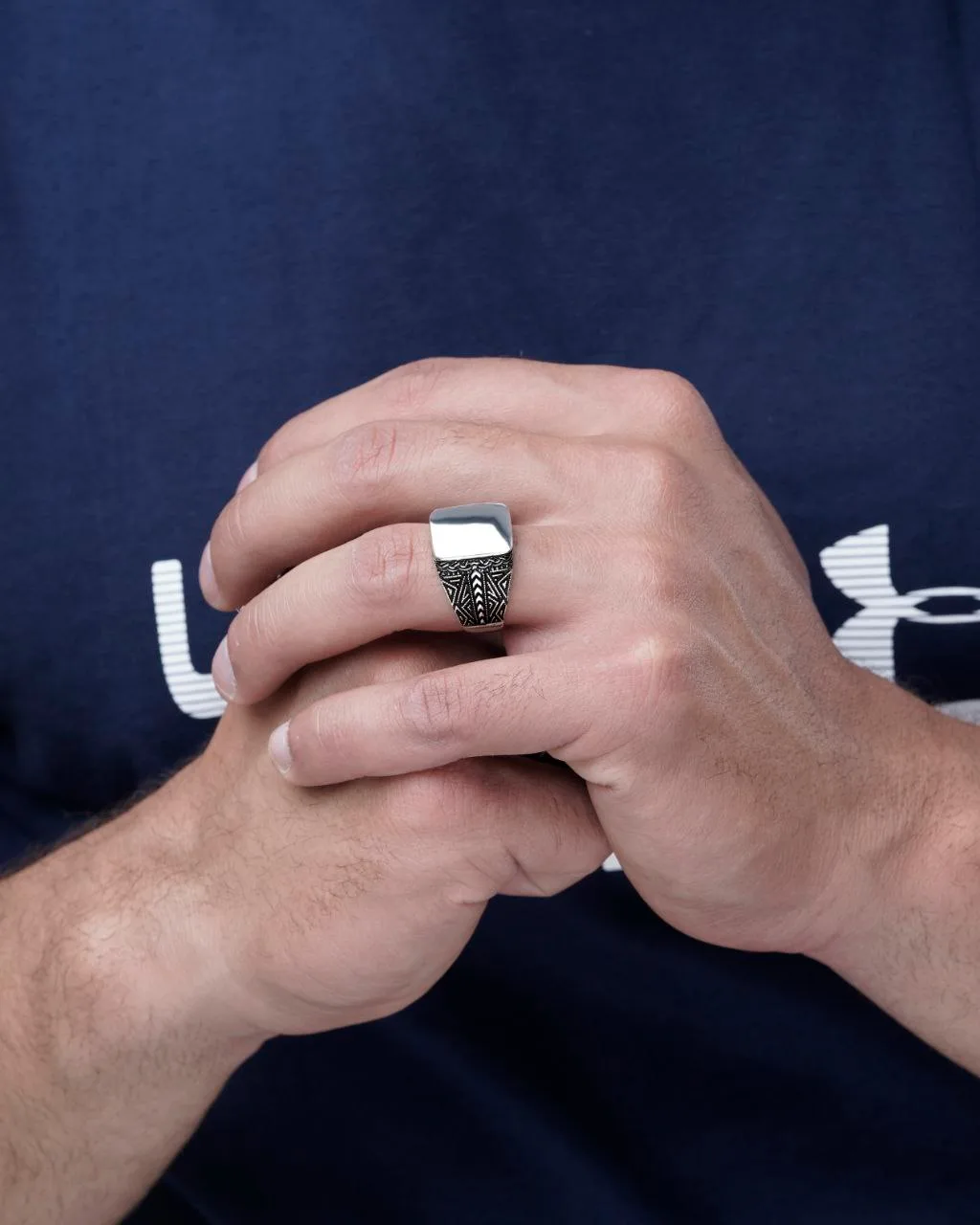 انگشتر نقره مردانه ysmr-17 انگشتر نقره مردانه ysmr-17