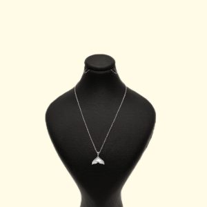 گردنبند نقره زنانه طرح وال | فروشگاه یادگار