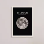 تابلو طرح ماه THE MOON / هدیه یادگار