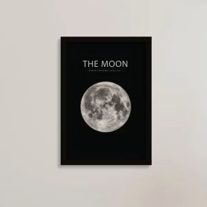 تابلو طرح ماه THE MOON / هدیه یادگار