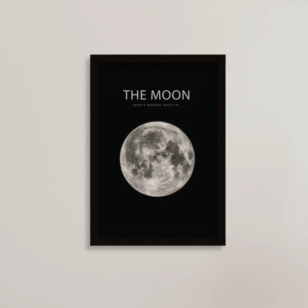 تابلو طرح ماه THE MOON / هدیه یادگار