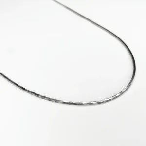 زنجیر نقره مردانه ایتالیایی مدل ماری مربعی / هدیه یادگار