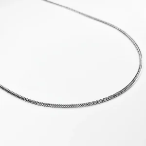 زنجیر نقره مردانه ایتالیایی مدل گندمی / هدیه یادگار