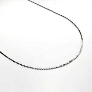 زنجیر نقره مردانه ایتالیایی مدل چهار ضلعی / هدیه یادگار