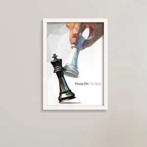 تابلو انگیزشی Focus on the Best / هدیه یادگار