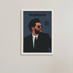 تابلو سفارشی موزیکال ویکند(The Weeknd) با آهنگ و عکس دلخواه / هدیه یادگار