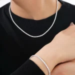 سرویس نقره زنانه مدل تنیس (ردیفی نگیندار) / هدیه یادگار