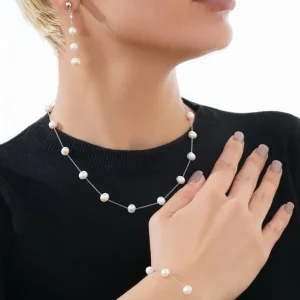 سرویس نقره زنانه مرواریدی / هدیه یادگار