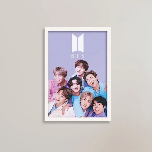 تابلو گروه بی تی اس BTS / هدیه یادگار