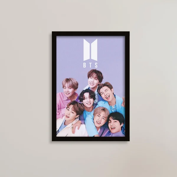 تابلو گروه بی تی اس BTS / هدیه یادگار