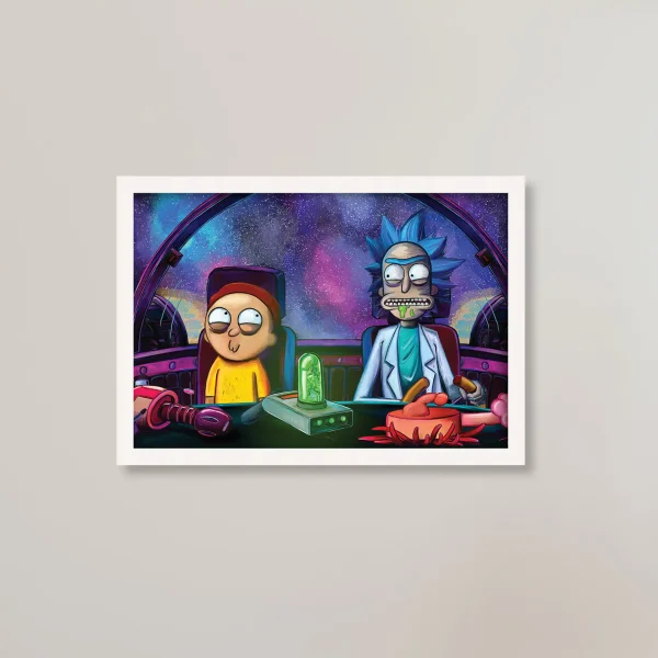 تابلو «ریک اند مورتی Rick and Morty / هدیه یادگار