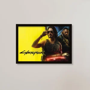 تابلو گیمینگ سایبرپانک Cyberpunk 2077 / هدیه یادگار
