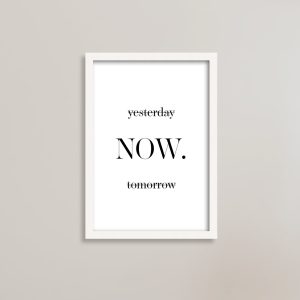 تابلو انگیزشی زندگی در لحظه | فروشگاه یادگار