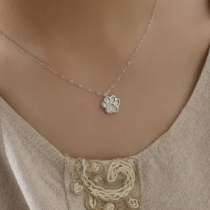 گردنبند نقره زنانه طرح پنجه گربه/ فروشگاه یادگار