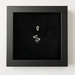 پیرسینگ ناف نقره 925 اصل ماری طرح خیلی خاص