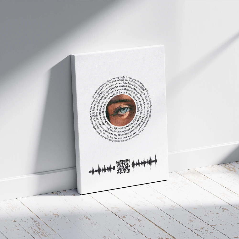 تابلو دوست دارم به صد زبان شاسی