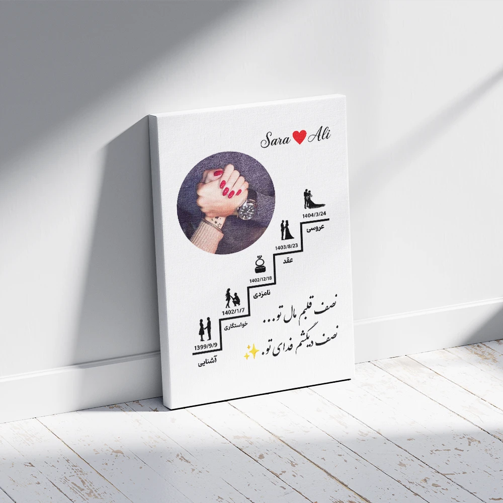 تابلو سفارشی نوزاد با طرح دایره شاسی