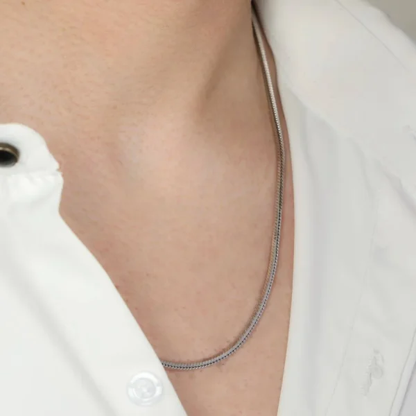 گردنبند نقره مردانه