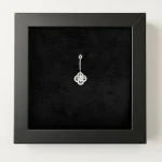 پیرسینگ نقره ناف مدل ونکلیف | خرید قسطی اسنپپی از فروشگاه یادگار