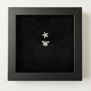 پیرسینگ نقره ناف مدل گل و پروانه | خرید قسطی اسنپ‌پی از فروشگاه یادگار