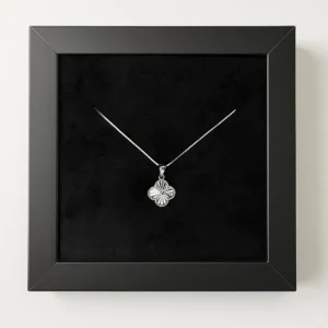 گردنبند نقره زنانه طرح ونکلیف | خرید قسطی اسنپ‌پی از فروشگاه یادگار