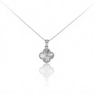 گردنبند نقره زنانه طرح ونکلیف