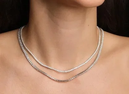 انواع گردنبند نقره دخترانه و زنانه