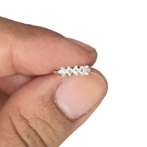 پیرسینگ نقره اصل بینی مدل نگین‌دار | قسطی اسنپ پی فروشگاه یادگار