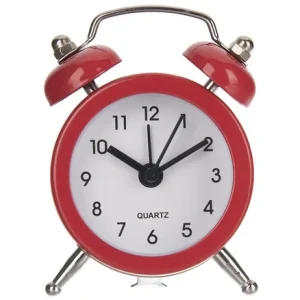 ساعت رومیزی زنگدار کلاسیک با صفحه ساده سایز کوچک