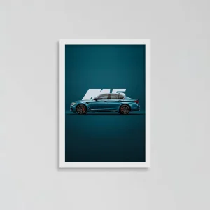 تابلو ماشین بی ام و bmw m5 قاب سفید