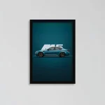 تابلو ماشین بی ام و bmw m5 قاب مشکی