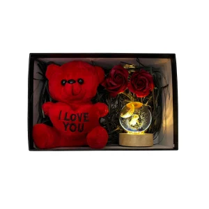 پک ولنتاین عاشقانه شامل خرس و گوی کریستالی