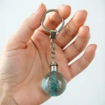 جاکلیدی گوی کریستالی چراغ‌دار