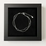 دستبند نقره زنانه مدل ماری سه لاین