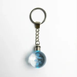 جاکلیدی گوی کریستالی چراغ‌دار