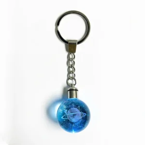 جاکلیدی گوی کریستالی چراغ‌دار