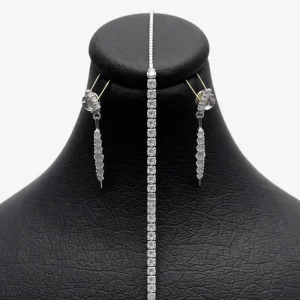 سرویس نقره زنانه مدل تنیسی سه تکه