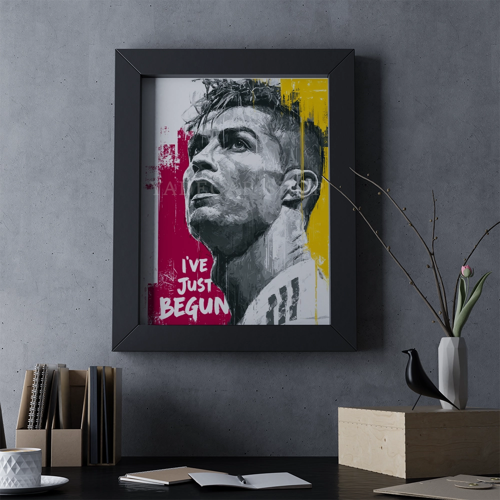 تابلو هنری رونالدو I’ve Just Begun