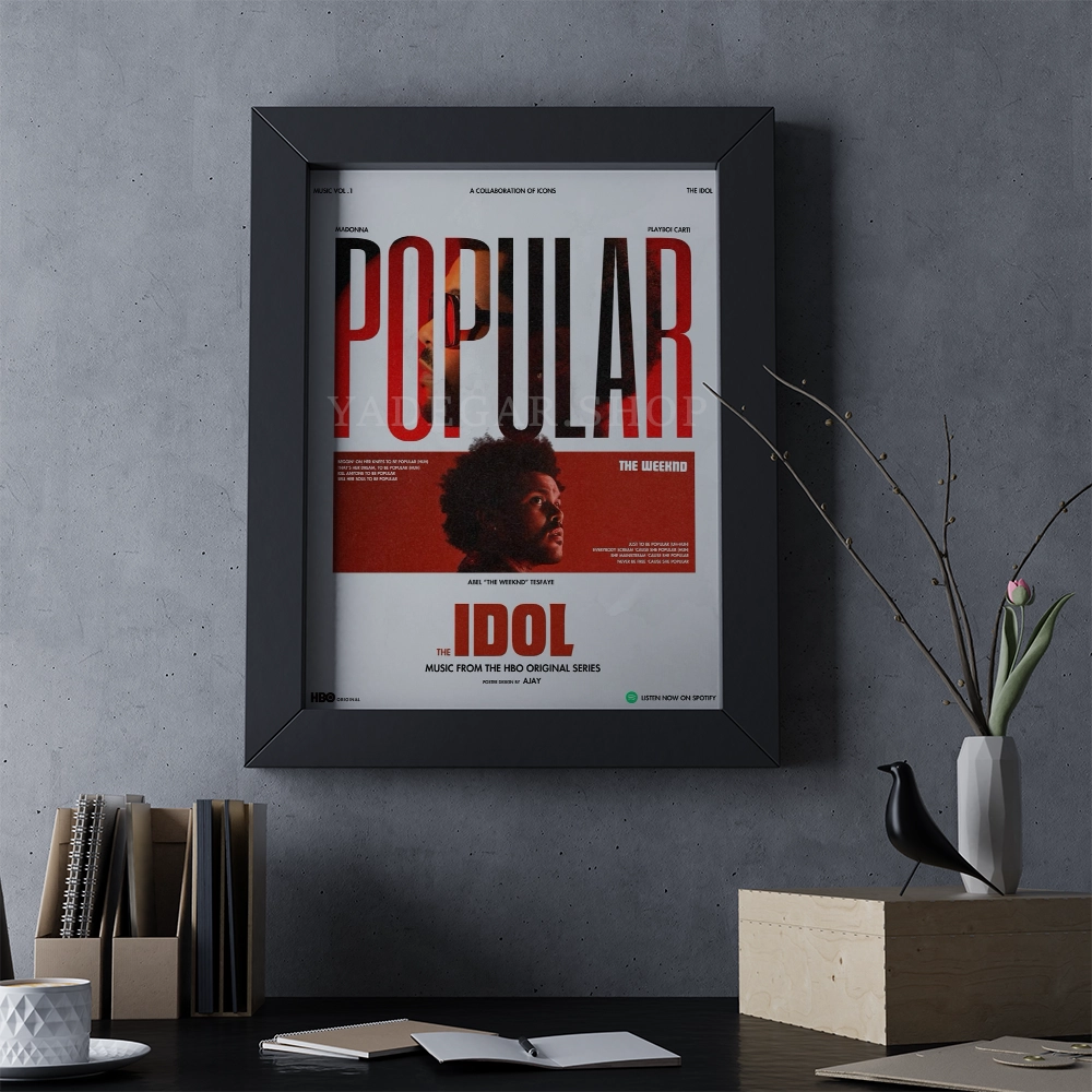 تابلو دکوری د ویکند The Weeknd - POPULAR