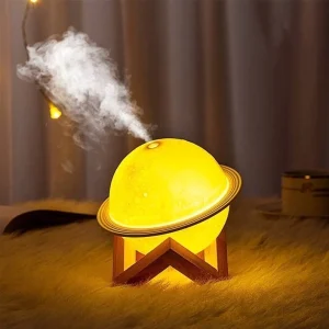 چراغ خواب دارای بخور سرد طرح زحل